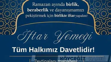 Köyceğiz'de İftar ve Mevlid Daveti: Tanju Satılmış'tan Anlamlı Çağrı