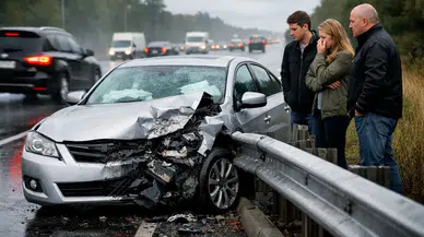Ula Çıtlık’ta Korkutan Kaza: Yağışlı Yol Geçit Vermedi!