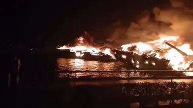 Bodrum Yalıkavak Marina’da Korkunç Gece: Dev Yatlar Alevlere Teslim Oldu