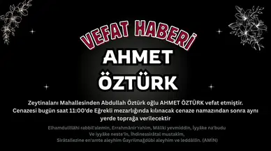 Köyceğiz'de Acı Kayıp: Ahmet Öztürk Hayatını Kaybetti
