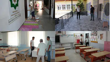 Köyceğiz'de Okullarda Yeni Eğitim Yılı Hazırlığı Devam Ediyor