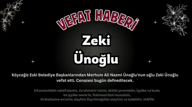 Köyceğiz'de Acı Kayıp: Zeki Ünoğlu Vefat Etti