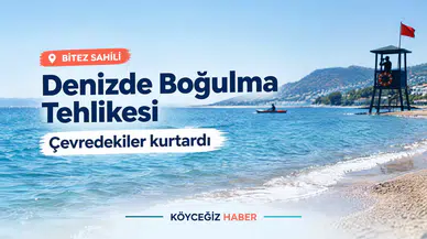 Bodrum Bitez’de Denize Giren Kadın Ölümden Döndü!