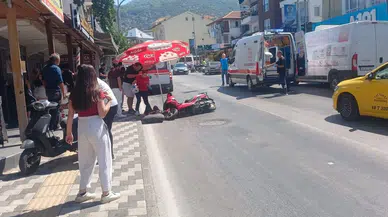Fethiye Ölüdeniz'de Motosiklet Kazası: 2 Yaralı!