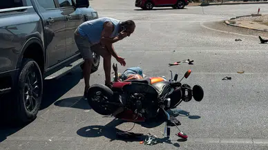 Fethiye Çamköy Hal Kavşağında Kaza: Motosiklet Sürücüsü Yaralı