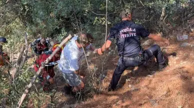 Menteşe’de Araç 50 Metrelik Uçuruma Uçtu!