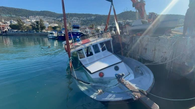Son Dakika Milas! Güllük’te Sert Rüzgâr Balıkçı Teknesini Batırdı