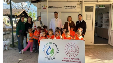 Köyceğiz'de Minik Öğrencilere Laboratuvar Deneyimi