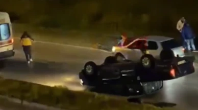 Bodrum'da dehşet anları kamerada! Kamyonetin devrildiği o anlar ortaya çıktı