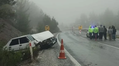 Muğla Denizli Yolunda Gölcük’te Kaza: Otomobil Otobüse Çarptı