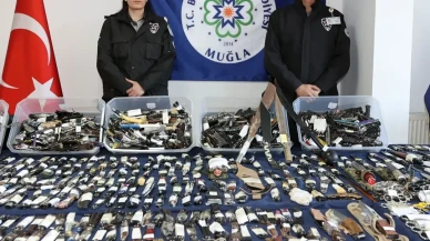Muğla Otogarlarda 2 Bin 520 Kesici Alet ve 30 Silah Ele Geçirildi