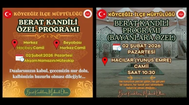 Köyceğiz Berat Kandili Programı 2026: Hacıbey Ve Hacılar Camii Kandil Etkinliği