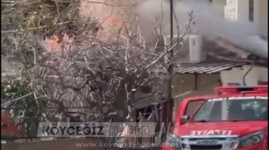 Fethiye'de Korkutan Alevler: Cami Mahallesi'nde Ev Yangını!