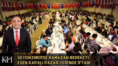 Seydikemer'de Ramazan Bereketi: Eşen Kapalı Pazar Yeri'nde İftar!