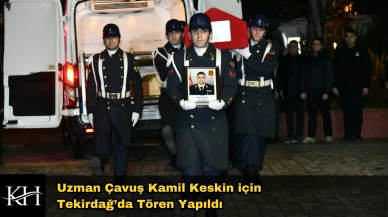 Tekirdağ'da Askeri Tören: Uzman Çavuş Kamil Keskin Köyceğiz'e gönderildi!