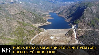 Muğla Barajları Alarm Değil Umut Veriyor : Doluluk Yüzde 83 Oldu