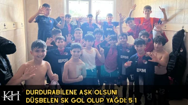 DURDURABİLENE AŞK OLSUN! Düşbelen SK gol olup yağdı: 5-1