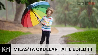 Milas’ta Olumsuz Hava Koşulları Nedeniyle Taşımalı Eğitime Ara Verildi