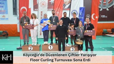 Köyceğiz’de Düzenlenen Çiftler Yarışıyor Floor Curling Turnuvası Sona Erdi
