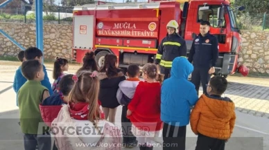 Ula’da Anasınıfı Öğrencilerine Yangın Eğitimi : 112 Nasıl Aranır?