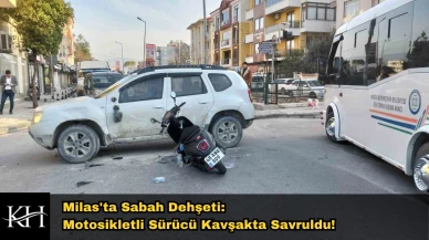 Milas'ta Kaza: Yaralı Var, Otomobilin 'Yakalaması' Olduğu Çıktı