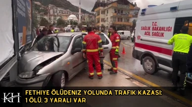 Fethiye Ölüdeniz Yolunda Trafik Kazası: 1 Ölü, 3 Yaralı Var
