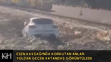 Eşen Mahallesi Kavşağında Kaza: Maddi Hasar Meydana Geldi