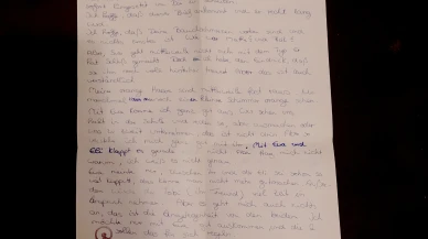 Bir çocuktan mektup var...