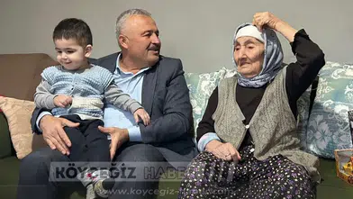 Başkan Mehmet Demir 100 Yaşındaki Adile Kunduz’u Ziyaret Etti