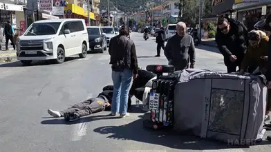 Fethiye Baha Şıkman Caddesi'nde Kaza: 2 Kişi Yaralandı!