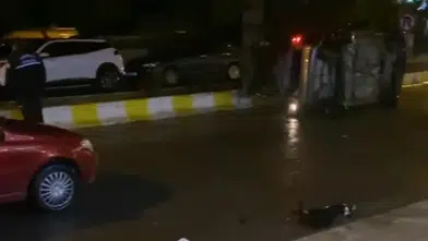 Köyceğiz Sığla Park Önünde Feci Kaza: Araç Yan Döndü