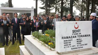 Köyceğiz’de Şehitlikte Hüzün ve Gurur Bir Arada