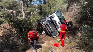 Fethiye’de Dehşet Anları: Beton Mikseri Şarampole Uçtu!