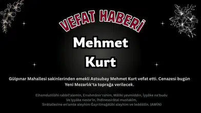Köyceğiz'de Emekli Astsubay Mehmet Kurt Vefat Etti
