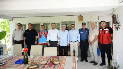 Kaymakam Kumcu'dan Şehit Ailesine Ziyaret