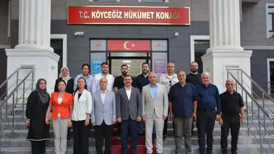 Kadem Mete'den Köyceğiz Kaymakamı Mert Kumcu'ya Ziyaret