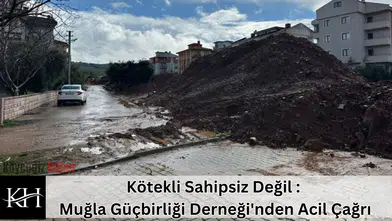 HER YER ÇAMUR VE ÇUKUR! Kötekli'de vatandaşın sabrı taştı