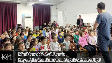GELECEK EMİN ELLERDE! Köyceğizli minikler acil servisi öğrendi