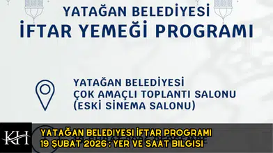 Yatağan'da Ramazan Bereketi: Belediye Çok Amaçlı Salonda İftar Verecek!