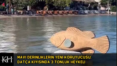 Datça'da Orfoz Heykeli Su Altında: Nesli Tükenen Tür İçin Farkındalık