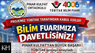 PINAR KULFAT’TAN BÜYÜK BAŞARI! TÜBİTAK projeyi onayladı