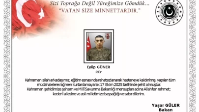 Tokat’ta Eğitimde Rahatsızlanan Piyade Er Eyüp Güner Şehit Oldu