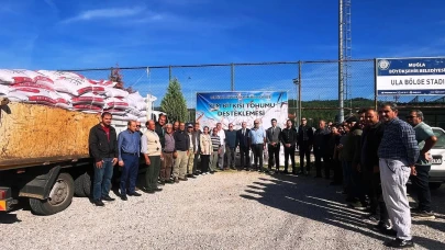 Ula’da 47 Üreticiye Yem Bitkisi Tohumu Desteği Verildi Tarımsal Üretim Güçleniyor