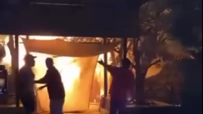 Muğla Akyaka’da Balıkçı Restoranında Yangın: Kadın Azmağı’ndaki İşletme Kül Oldu