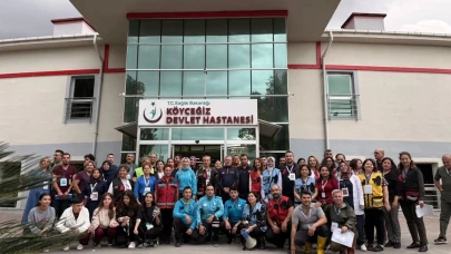 Köyceğiz Devlet Hastanesi’nde Sel ve Tahliye Tatbikatı Gerçekleştirildi