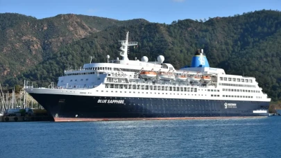 Marmaris Limanı Dev Kruvaziyeri Ağırladı! Blue Sapphire 4 Günlük Turist Akını!