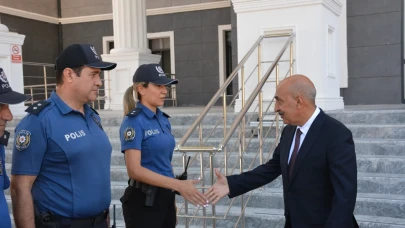 Muğla İl Emniyet Müdürü Süleyman Karadeniz, Köyceğiz İlçe Emniyet Müdürlüğü’nü Ziyaret Etti