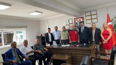 MHP Köyceğiz İlçe Başkanlığı’ndan Tarım Müdürü Eşref Aslan’a Ziyaret
