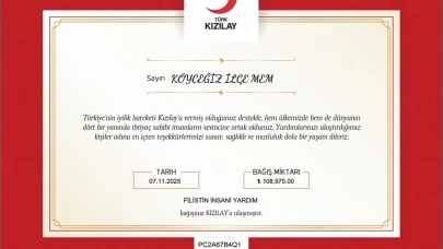 Köyceğiz’de Gazze İçin Büyük Dayanışma! Kermeste 108.975 TL Bağış Toplandı