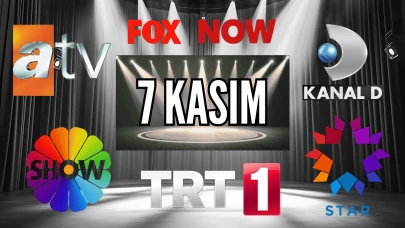 TV Yayın Akışı, TRT 1, Show TV, NOW TV, Kanal D ve ATV 7 Kasım Cuma 2025: Bugün Hangi Diziler, Filmler Var?